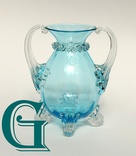AQUA GLASS VASE